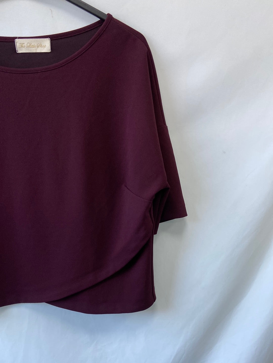 THE LITTLE SHOP. Top burdeos talla 38