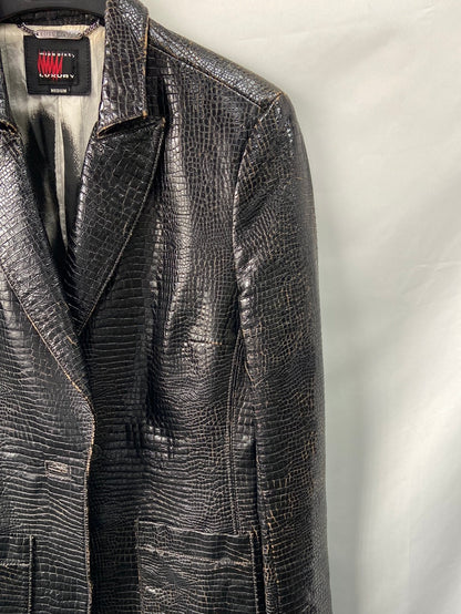 MISS SIXTY. Blazer polipiel efecto cocodrilo T.M