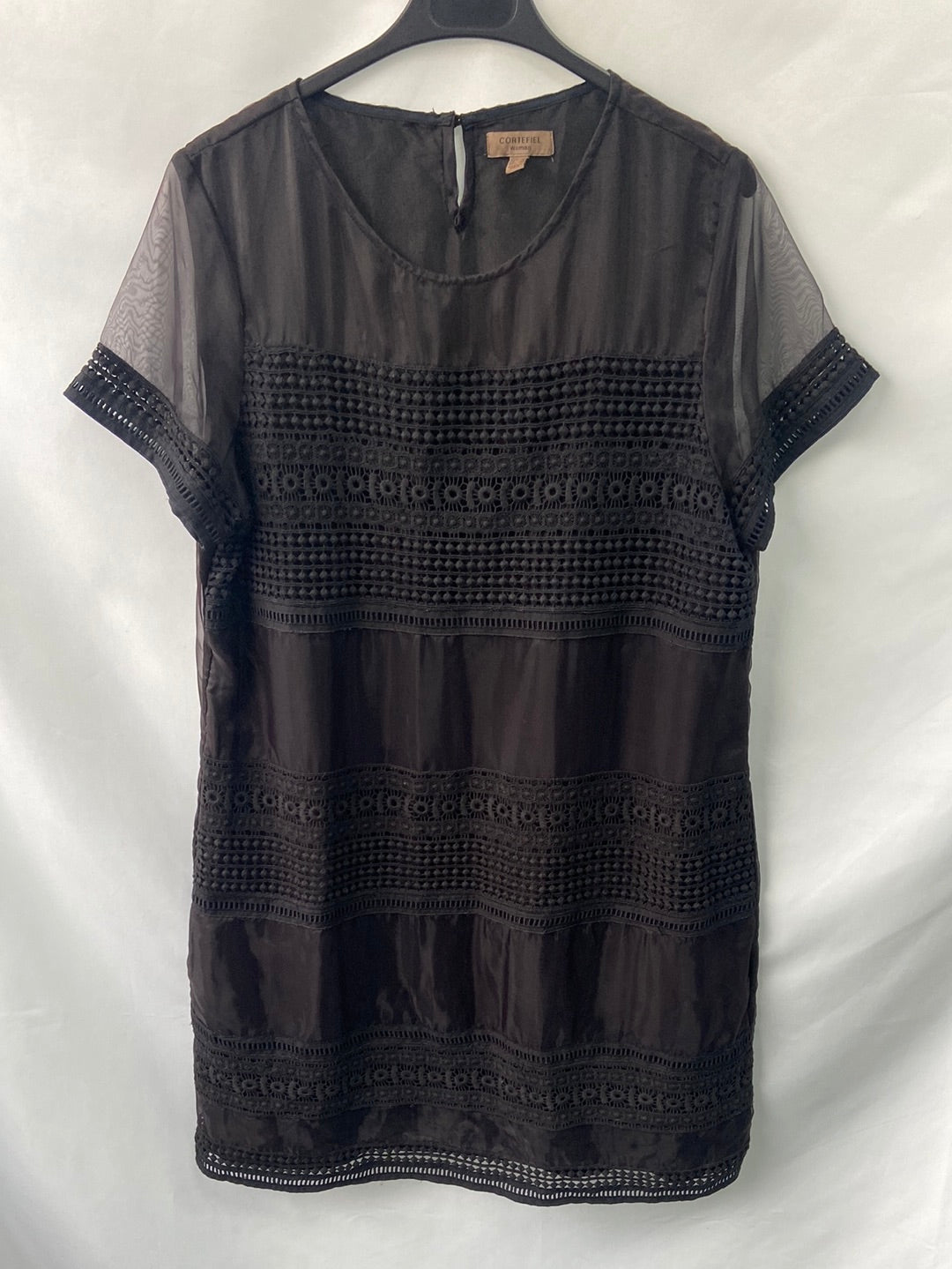CORTEFIEL. Black dress, size XL