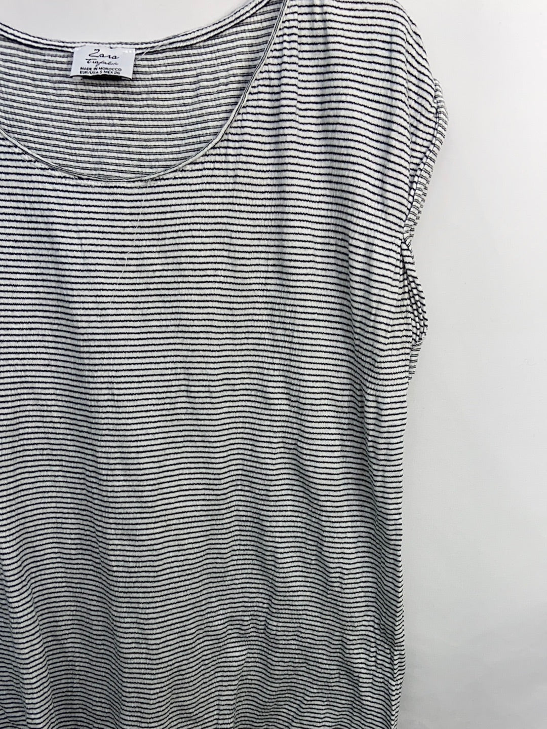 ZARA. Striped T-shirt Ts
