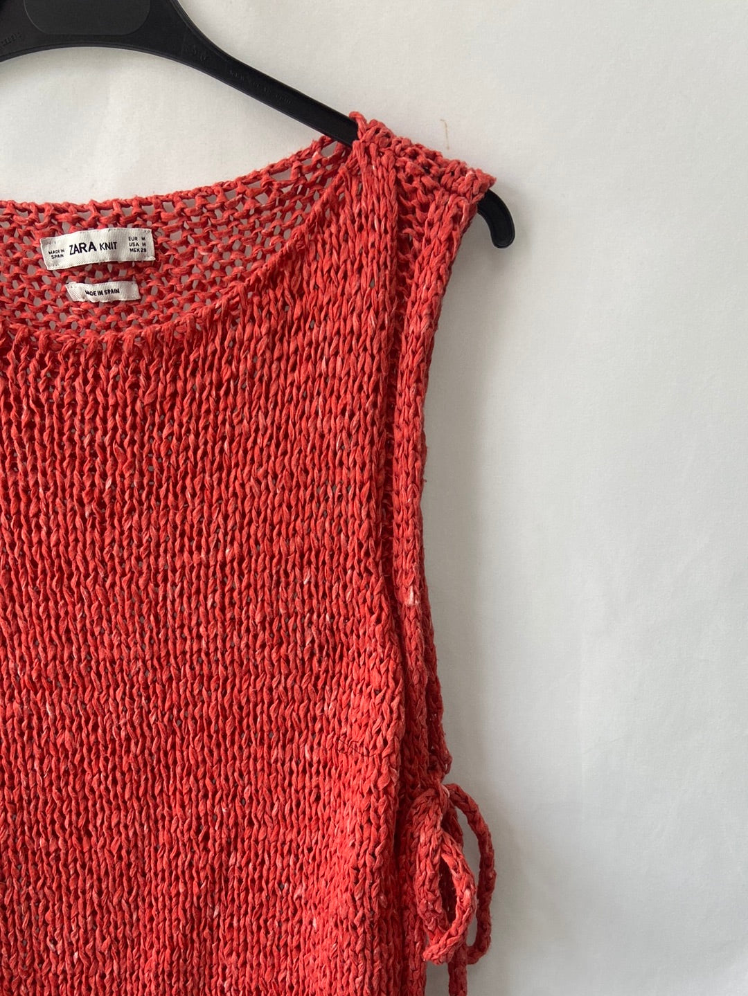 ZARA KNIT.Top punto Coral T.M