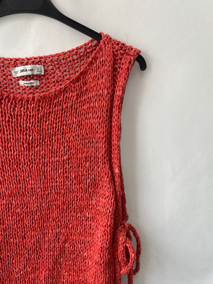 ZARA KNIT.Top punto Coral T.M