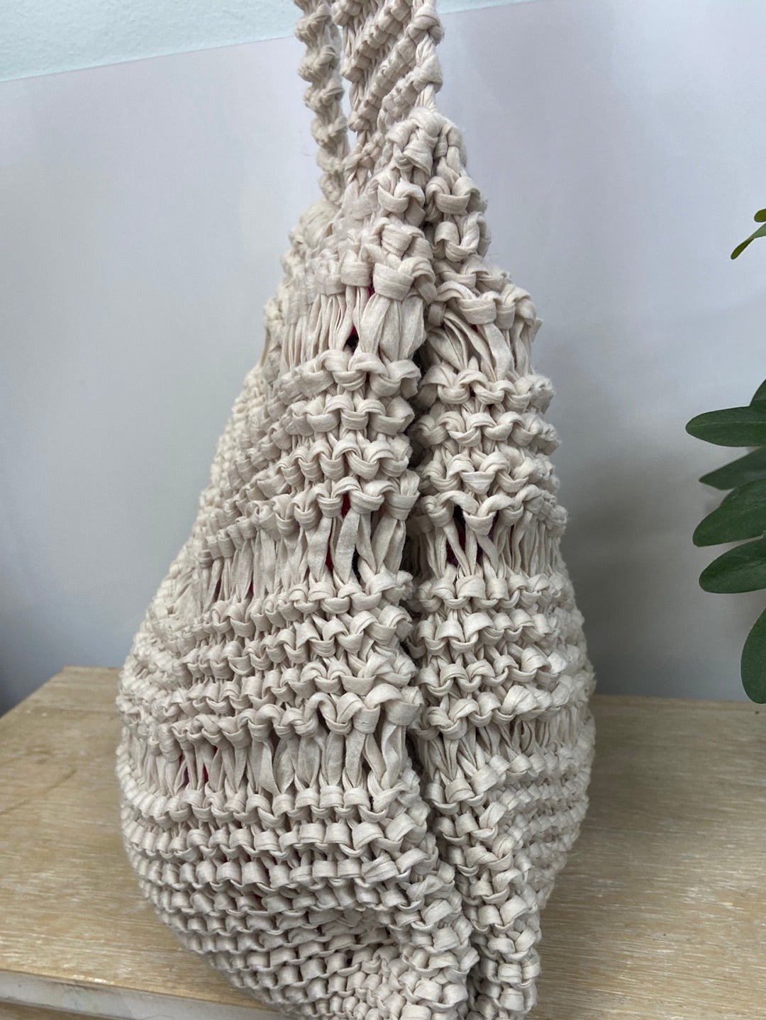 MARAÑA.Bolso tela trenzado