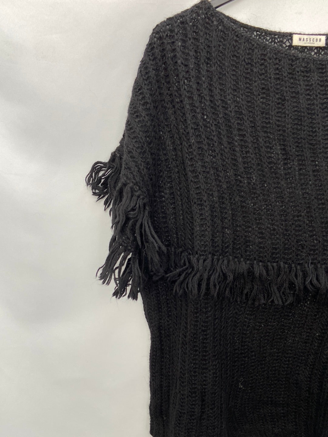 MASSCOB. Short-sleeved jersey with fringes TS