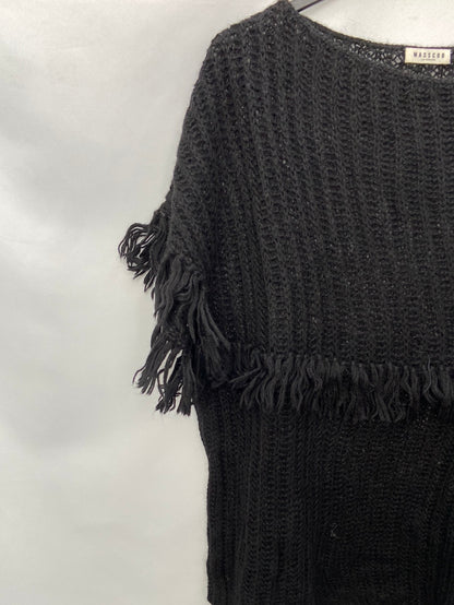 MASSCOB. Short-sleeved jersey with fringes TS