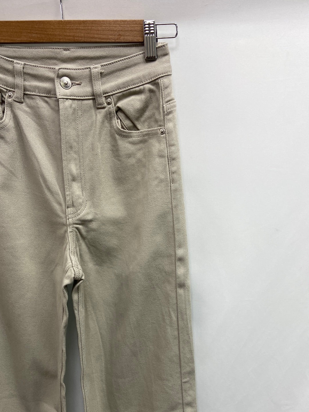 H&amp;M. Wide-leg grey trousers size 34
