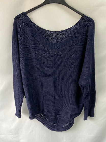 OTRAS.Jersey azul punto abierto TU(s/m) (Tara)