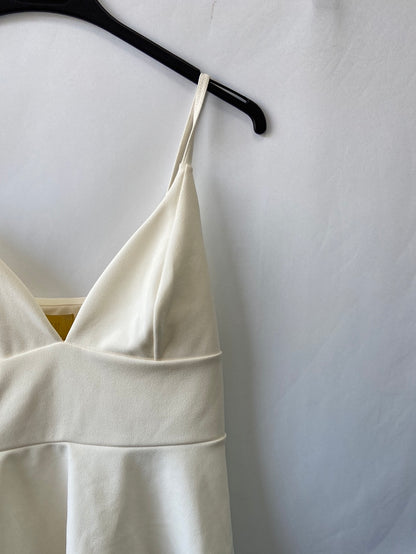 H&M.Top blanco roto T.42(m/l)