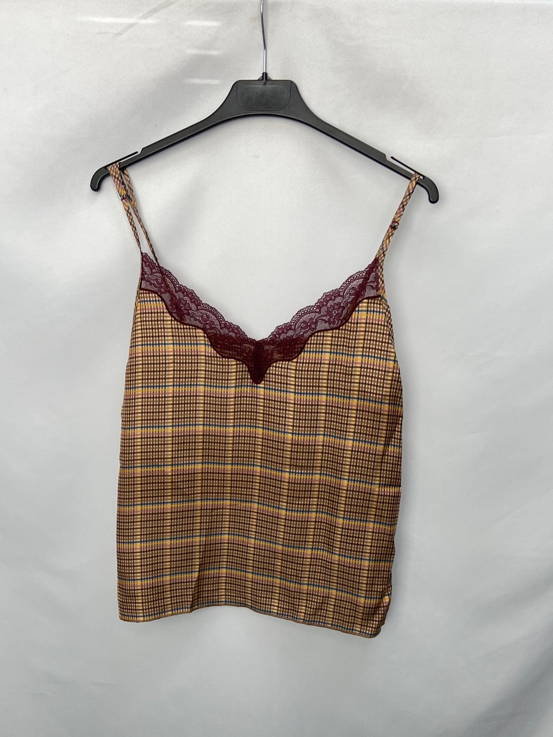 TCN.Checkered Lingerie T.XS
