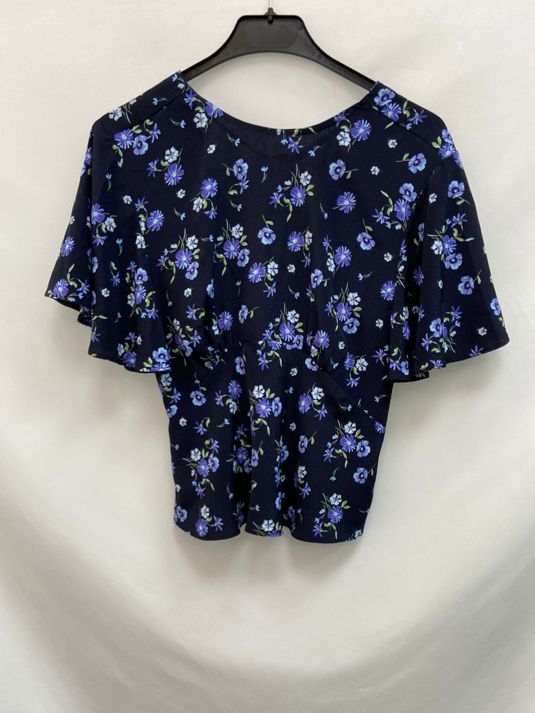 PRIMARK. Top azul flores T.36