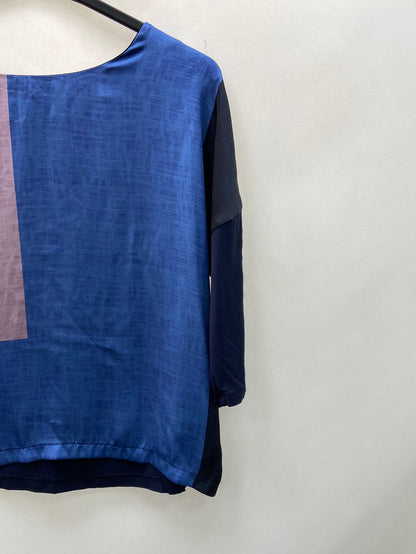 TRUCCO.Blusa doble textura T.s