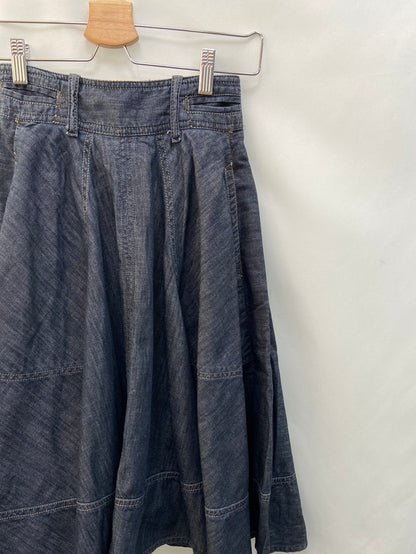 DIESEL. Midi denim skirt size 32