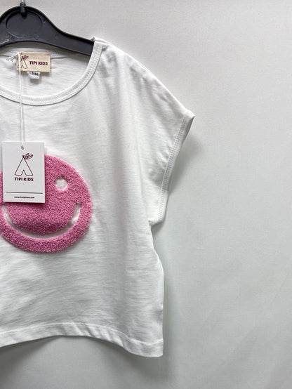 TIPI KIDS.Camiseta blanca T.3/4 años (Tara)
