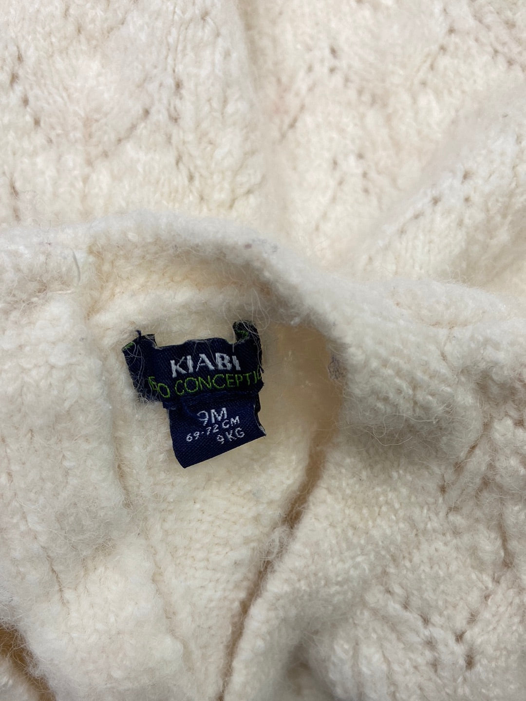 KIABI.Jersey beige 9 meses