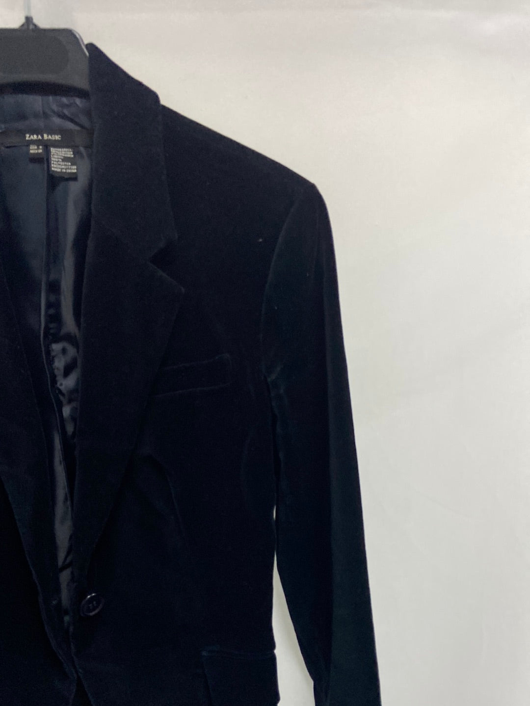 Black Friday Zara Abrigo Azul Marino Zara Abrigo Flecos Chaqueta