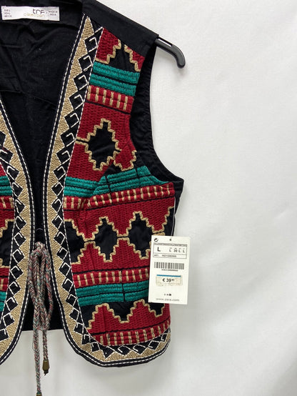 ZARA. Embroidered vest TL (m)