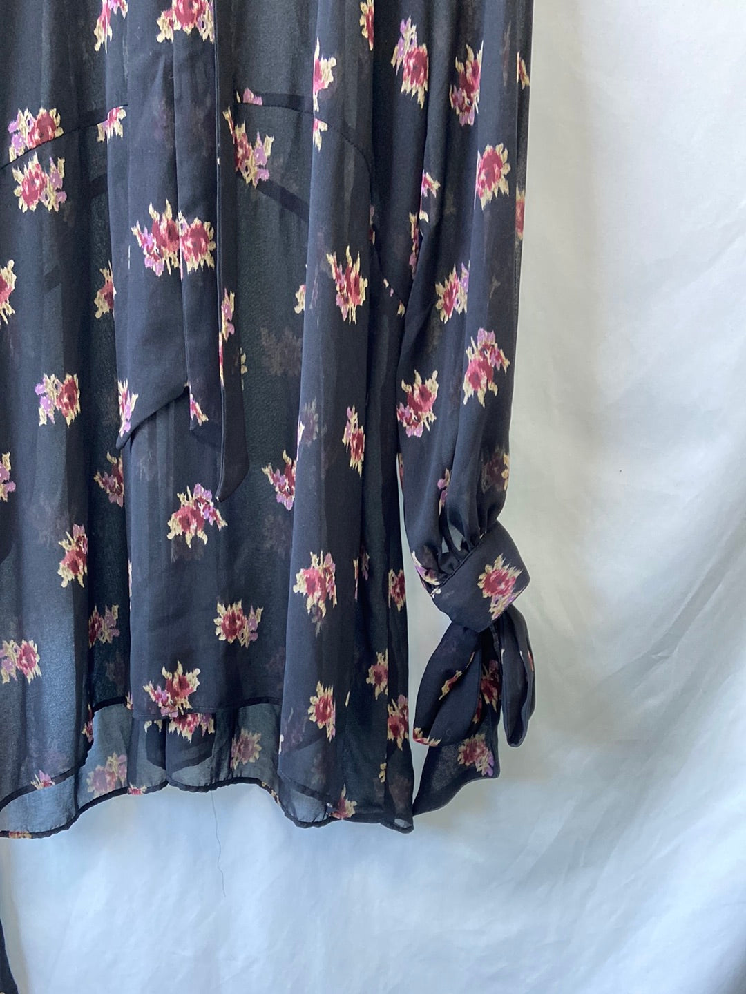 OTRAS.Vestido semitransparente T.S/M