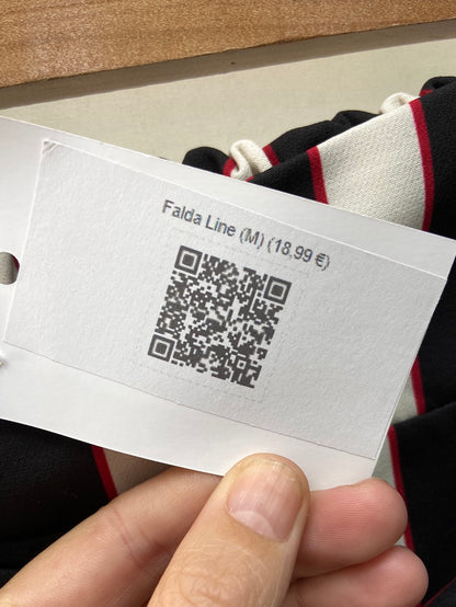 OTHERS. Striped midi skirt TM