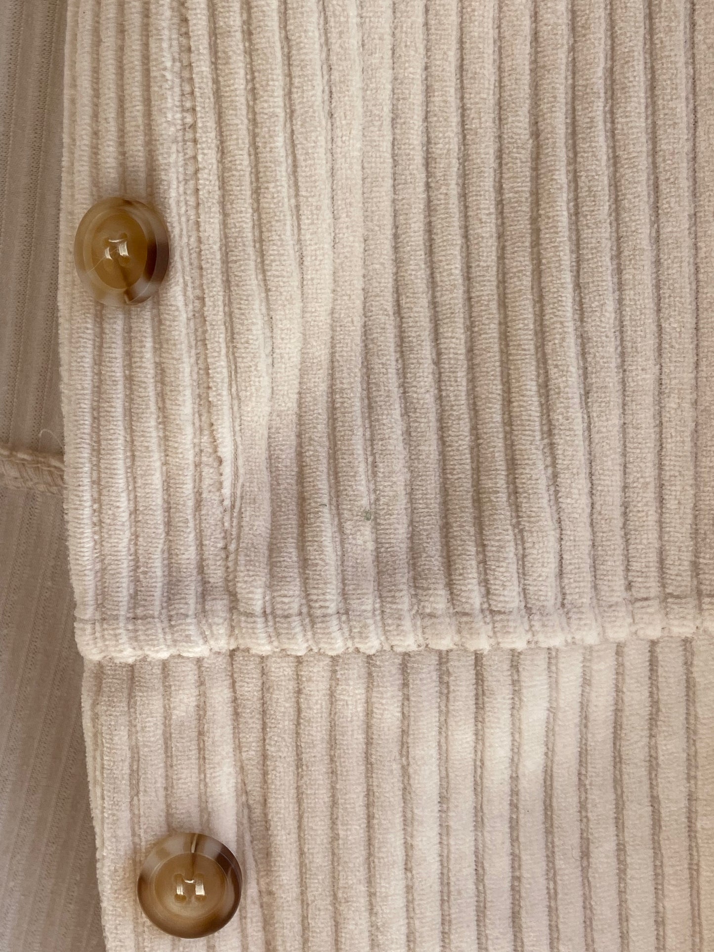 Chaqueta beige pana T.m (tara)