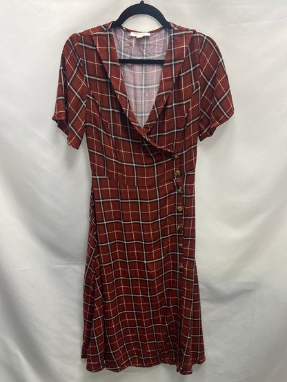 SPRINGFIELD. Vestido cuadros cruzado t.38