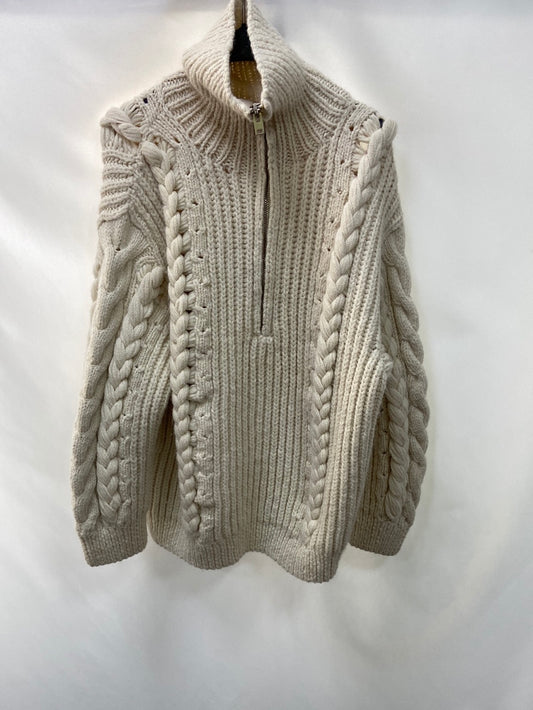 IRO.Beige oversized alpaca TS sweater