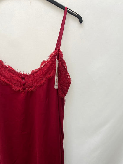 OTRAS.Top rojo lencero TU(L)