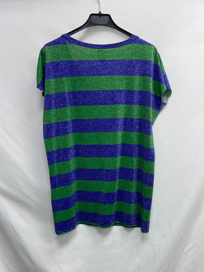 ZARA. Long striped T-shirt Tm