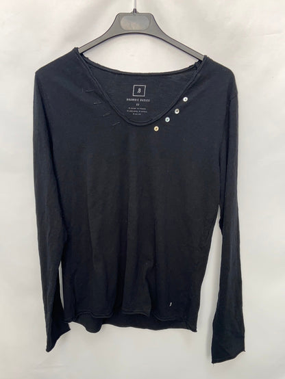 BROWNIE. Black T-shirt T.xs