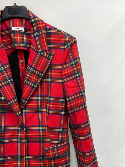 P.A.R.O.S.H.Blazer cuadros escoceses T.xs