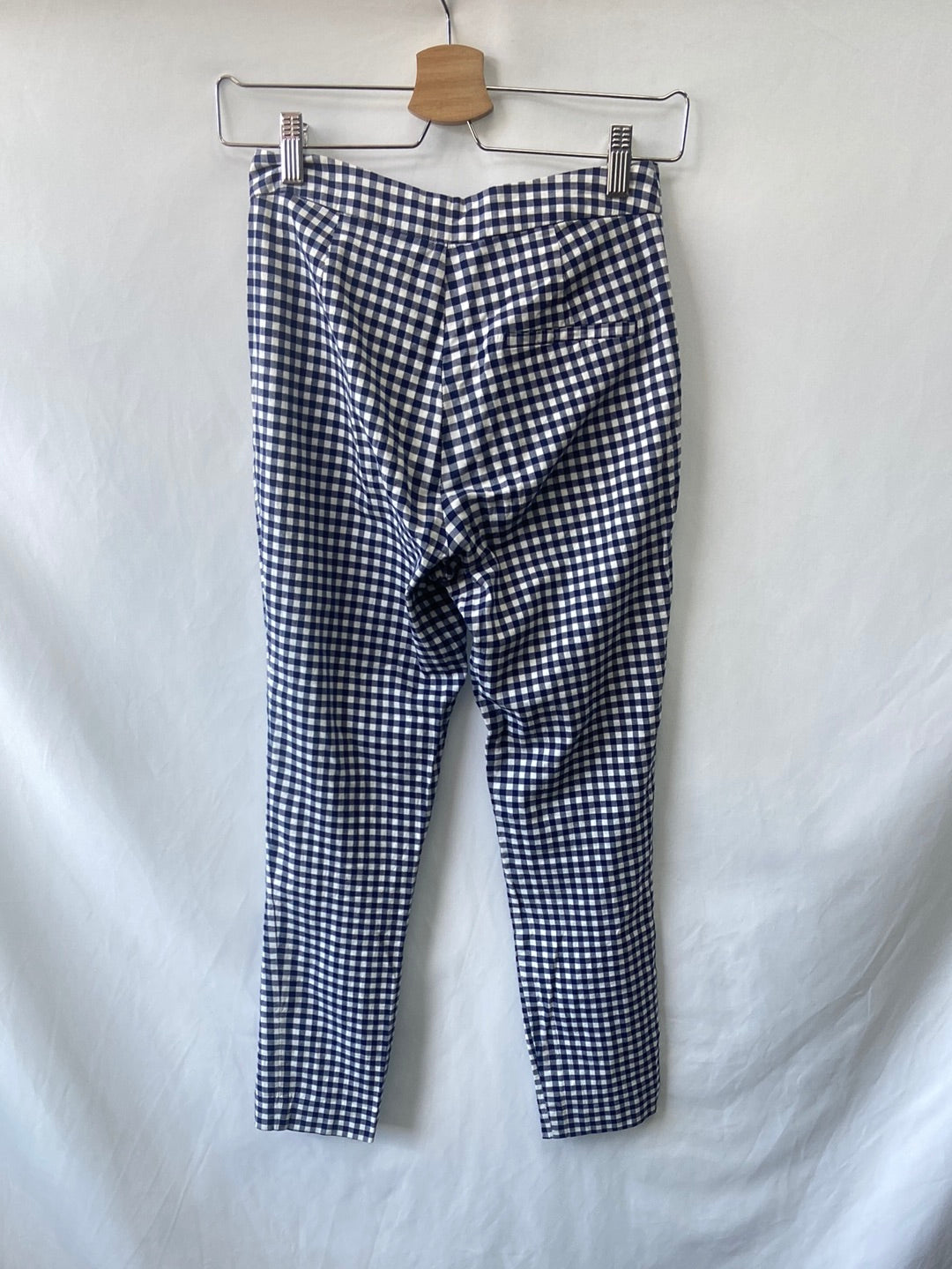ZARA. Pantalones cuadros Vichy T.XS