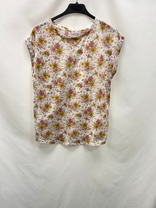 MLN. Beige floral T-shirt TS
