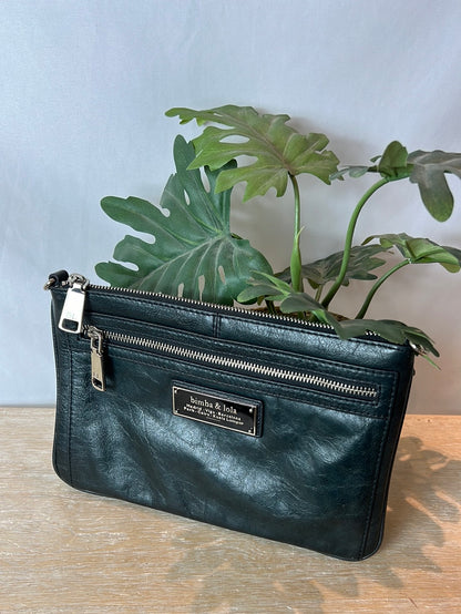 BIMBA Y LOLA. Bolso negro cremalleras