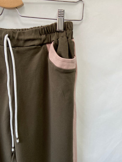 VALENTINA.Pantalones chándal bicolor T.S