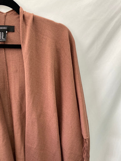 FOREVER21.Bufanda estilo poncho  nude T.M/L
