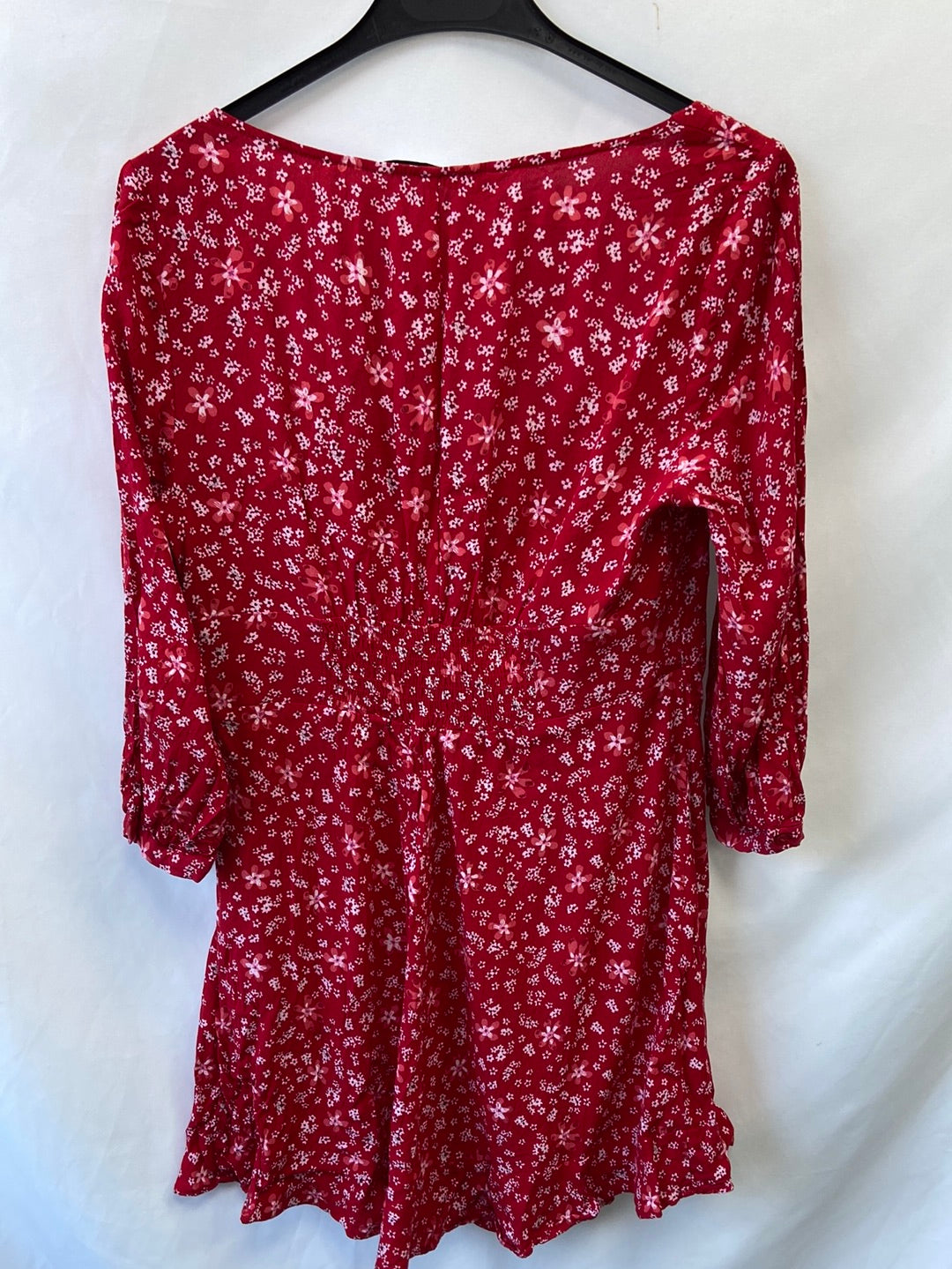 ZARA. Red floral dress TM