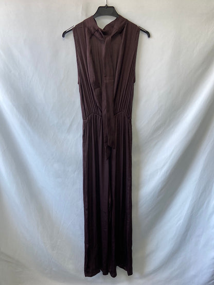 OYSHO. Long wine jumpsuit TS