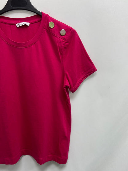 ZARA. Pink button-down shirt TM