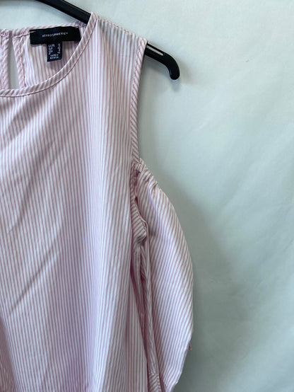 PRIMARK.Top rayas hombros descubiertos T.40