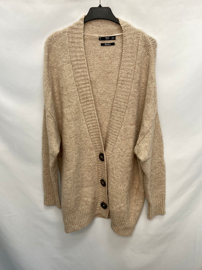 MANGO.Ts Oversized Wool Cardigan