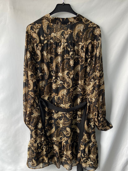 MANGO.Vestido fluido amebas T.L