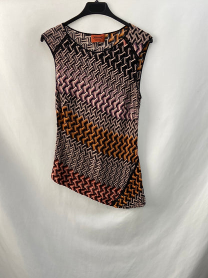 MISSONI.Multicolor gradient knit top Ts