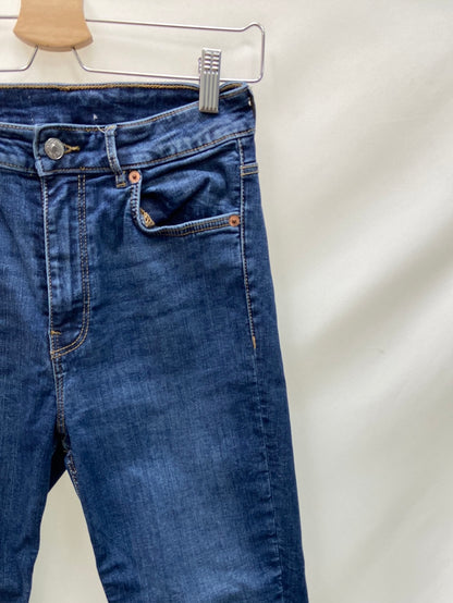 MarketZARA.Pantalones vaqueros denim oscuro T.38