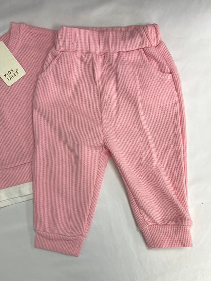 KID TALES.Total look Rosa T.6-9 meses