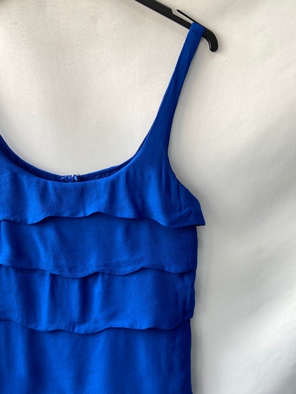 SANDRO.Vestido azul T.xs/s