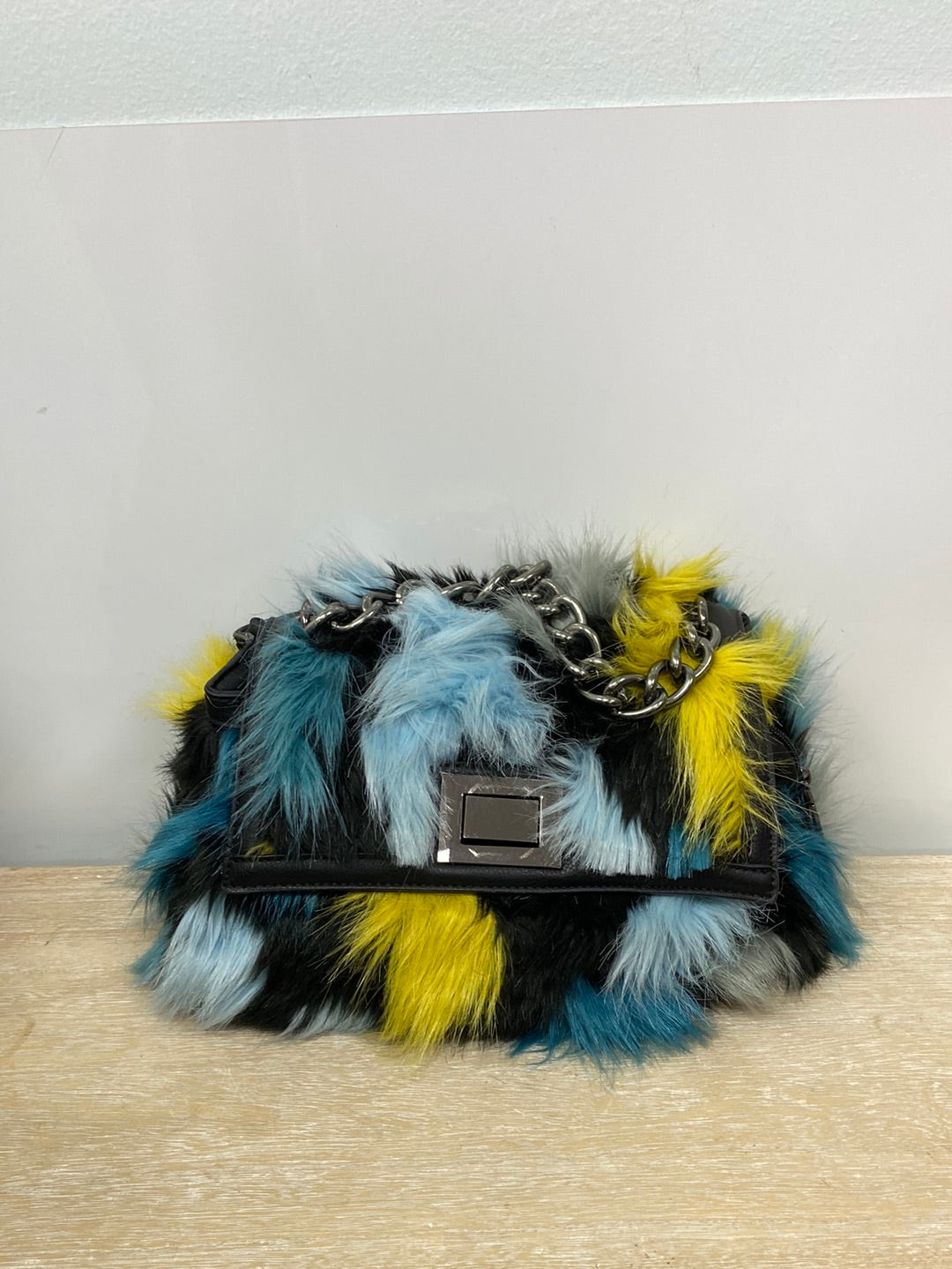 OTHERS.Multicolor fur bag