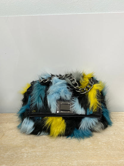 OTHERS.Multicolor fur bag