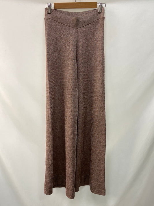 ZARA.Pantalones anchos punto T.M