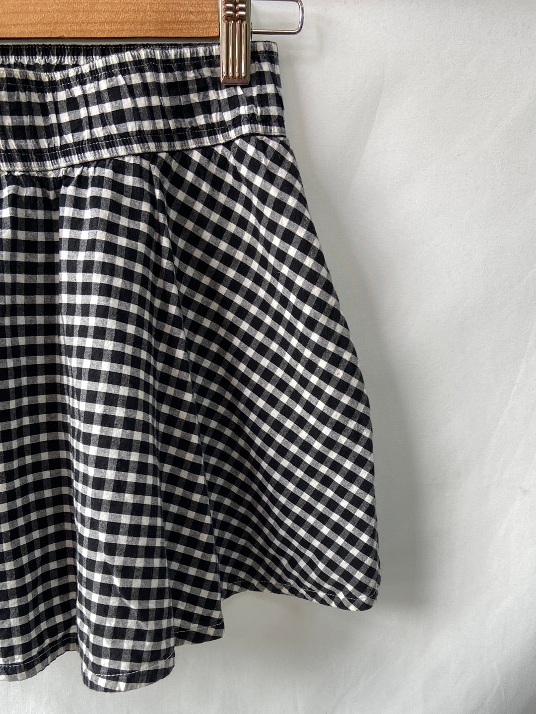 CALZEDONIA.Falda corta cuadros Vichy T.S