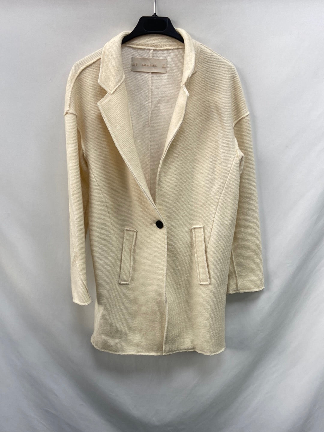 ZARA. Beige coat S.XS
