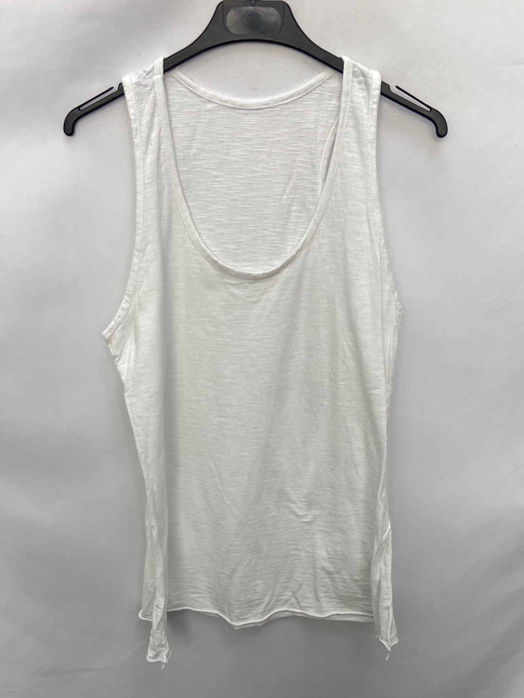 OTRAS.Camiseta blanca larga T.m